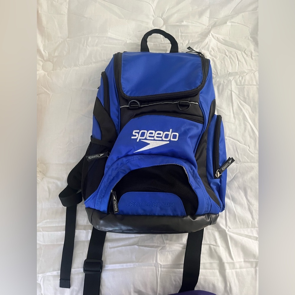 Blue Speedo Swim Backpack (with all accessories)